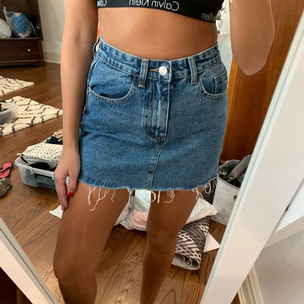 Pretty Little Thing Jean skirt